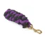 Shires Lead Rope with Trigger Clip in Black/Purple