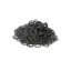 Shires EZI-GROOM Plaiting Bands Tub in Black - WEB EXCLUSIVE