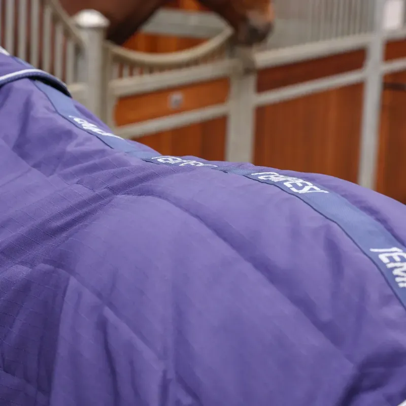 Shires Tempest Stable Rug and Neck Set 100g in Navy-2