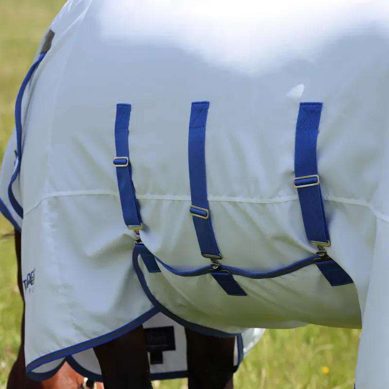 Shires Tempest Plus Sweet Itch Combo Rug in White and Air Force Blue-1