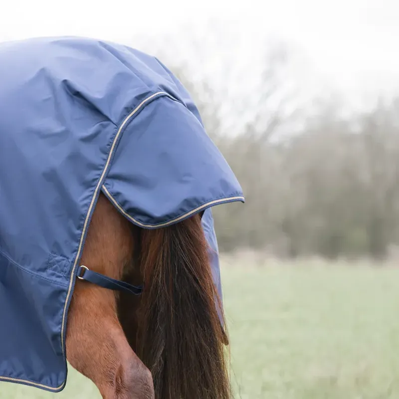 Shires Typhoon Lite 0g Combo Turnout Rug in Navy-5