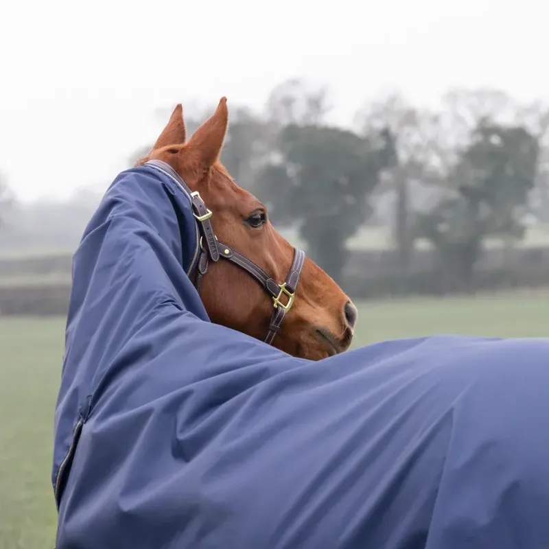Shires Typhoon Lite 0g Combo Turnout Rug in Navy-2