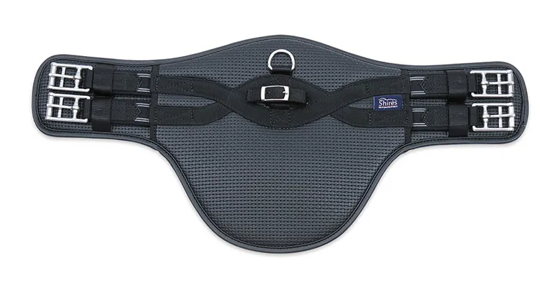 ARMA Anti-Chafe Short Stud Guard Girth in Black