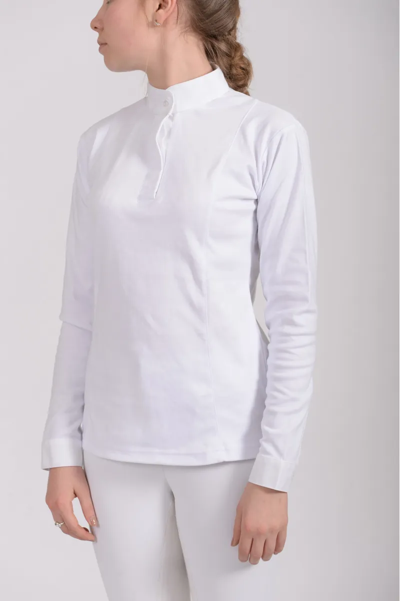Shires Hunt Shirt Ladies in White