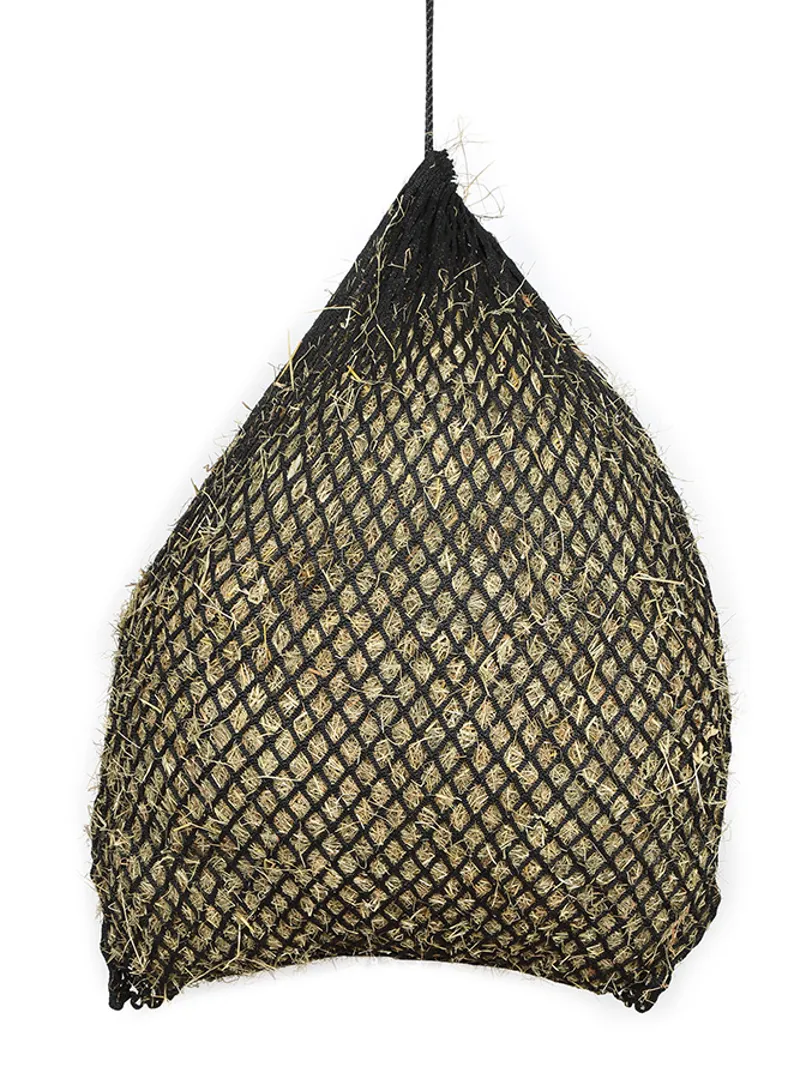 Shires Soft Mesh Haylage Net 1 inch Holes in Black
