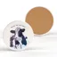 Platinum Seize the Mooment Ceramic Round Coaster