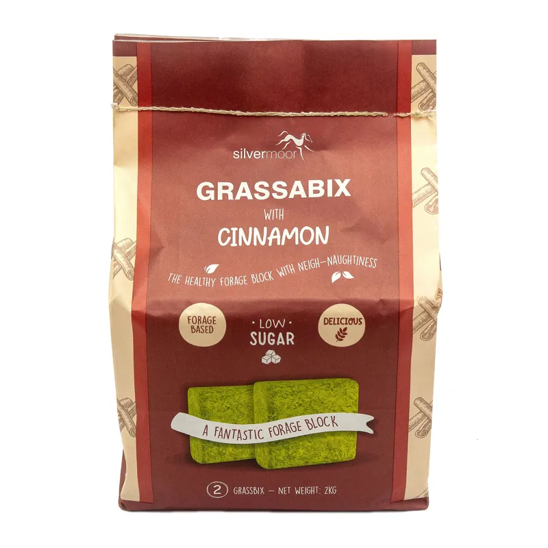 Silvermoor Grassabix with Cinnamon Twin Pack