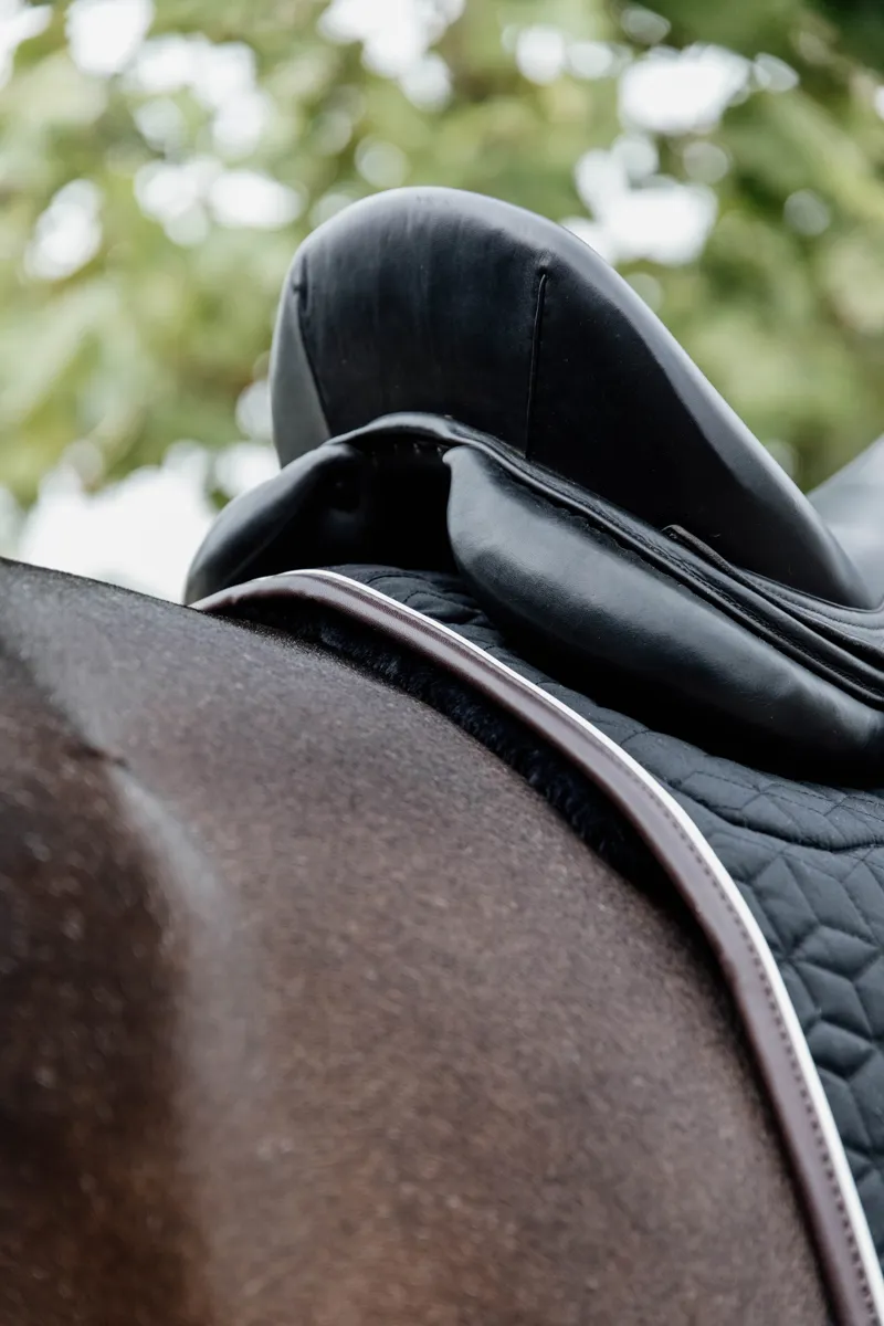 Kentucky Skin Friendly Dressage Saddle Pad in Black-2