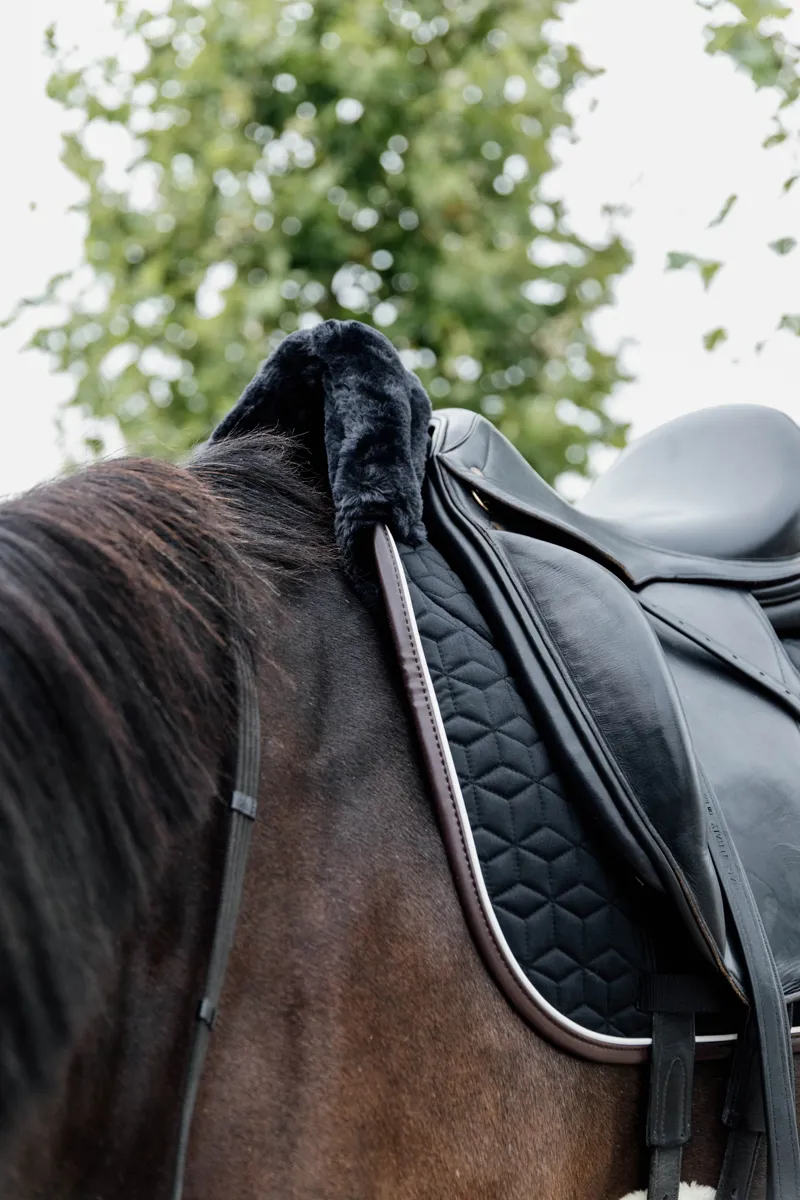 Kentucky Skin Friendly Dressage Saddle Pad in Black-4