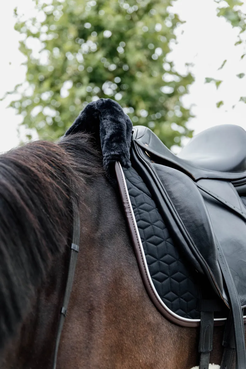 Kentucky Skin Friendly Dressage Saddle Pad in Black-3