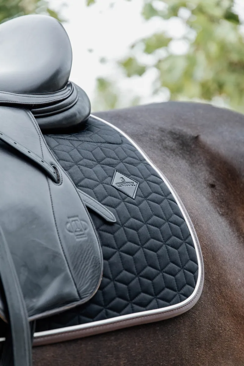 Kentucky Skin Friendly Dressage Saddle Pad in Black-5