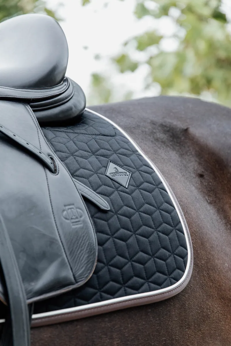 Kentucky Skin Friendly Dressage Saddle Pad in Black-4