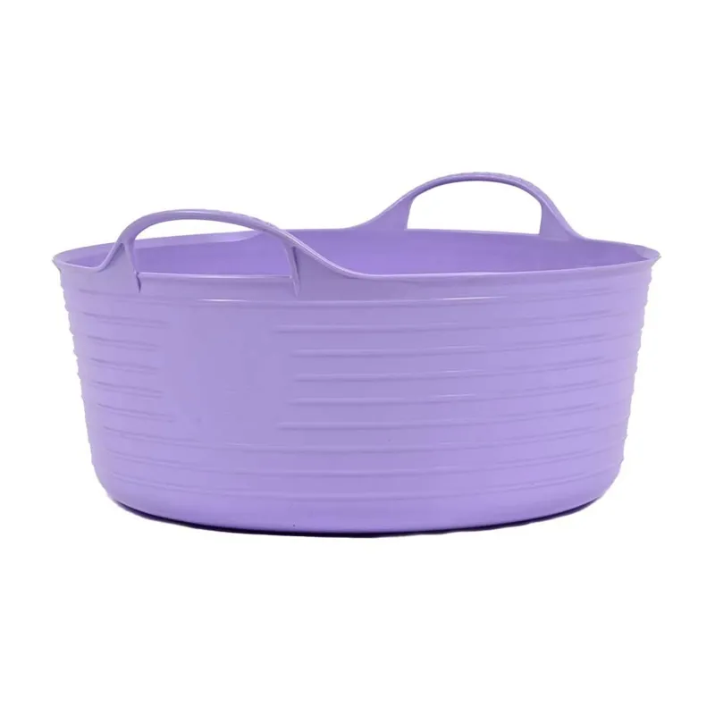 Red Gorilla Tubtrug Small Shallow Bucket in Soft Purple