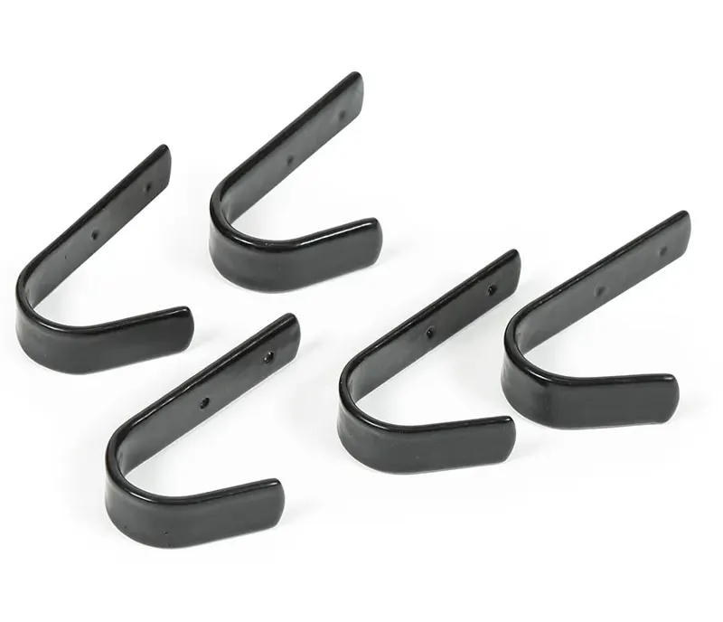 Shires EZI-KIT Small Stable Hooks Set of 5 in Black