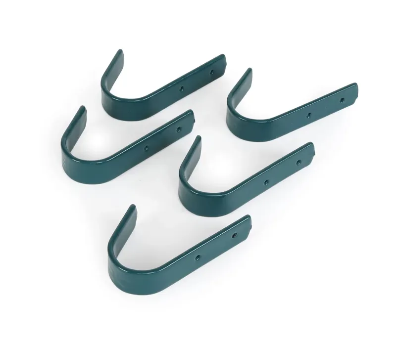 Shires EZI-KIT Small Stable Hooks Set of 5 in Dark Green