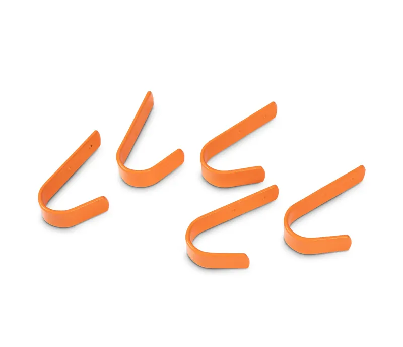 Shires EZI-KIT Small Stable Hooks Set of 5 in Orange