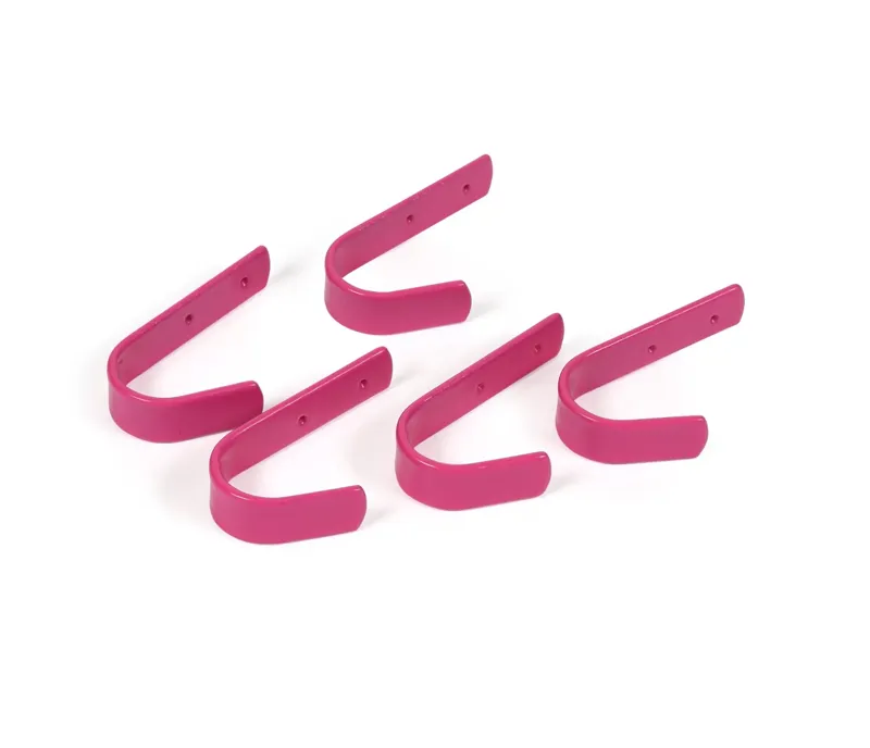 Shires EZI-KIT Small Stable Hooks Set of 5 in Pink