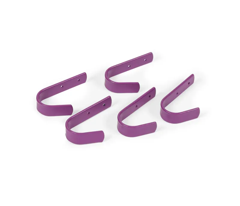 Shires EZI-KIT Small Stable Hooks Set of 5 in Purple