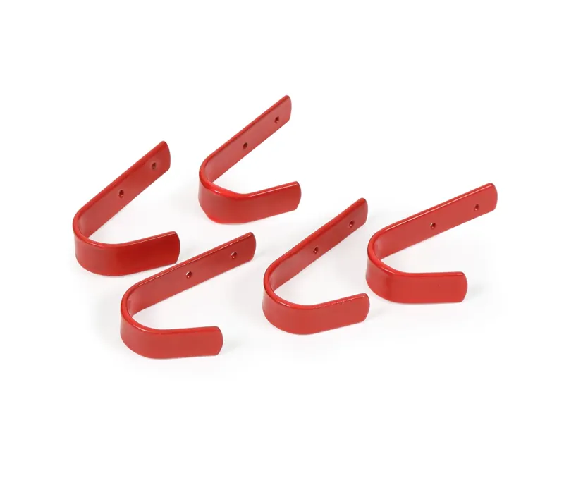 Shires EZI-KIT Small Stable Hooks Set of 5 in Red