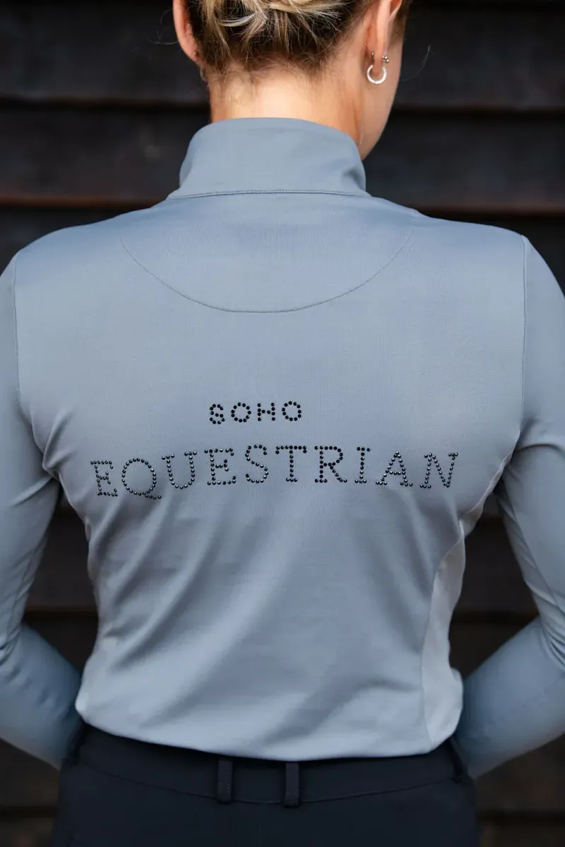 Soho Equestrian Base Layer Ladies in Dove Grey-2