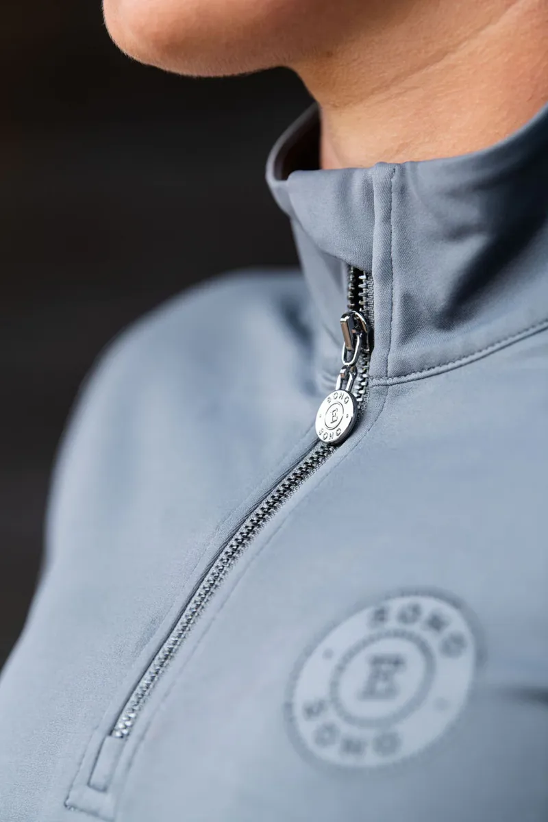 Soho Equestrian Base Layer Ladies in Dove Grey-3