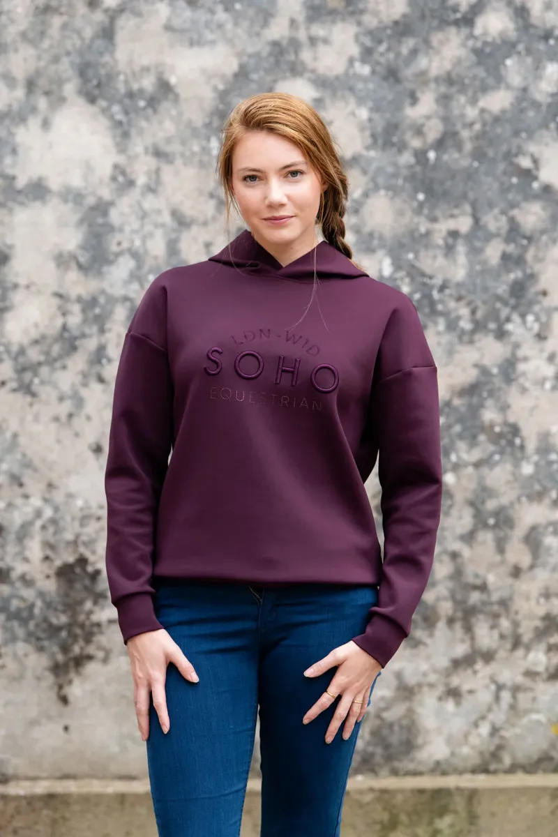 Soho Equestrian Hoodie Ladies in Margaux
