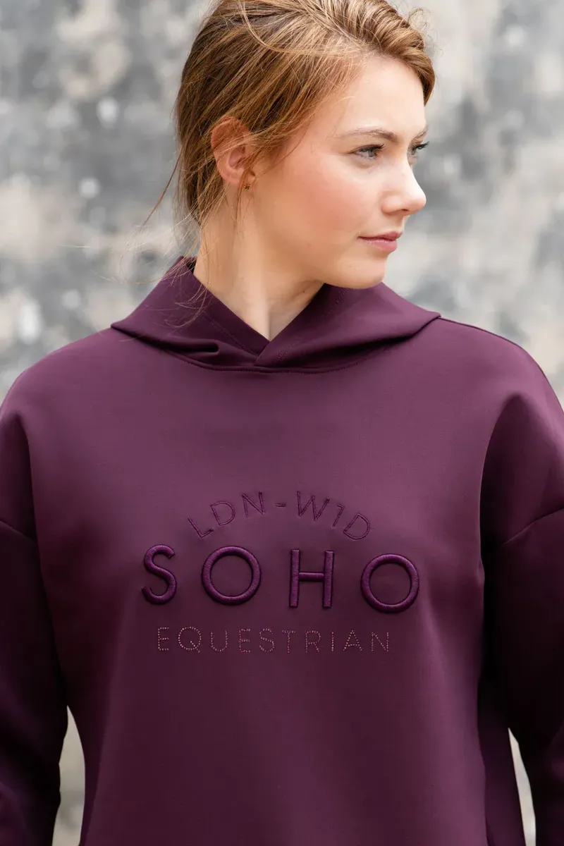 Soho Equestrian Hoodie Ladies in Margaux-2