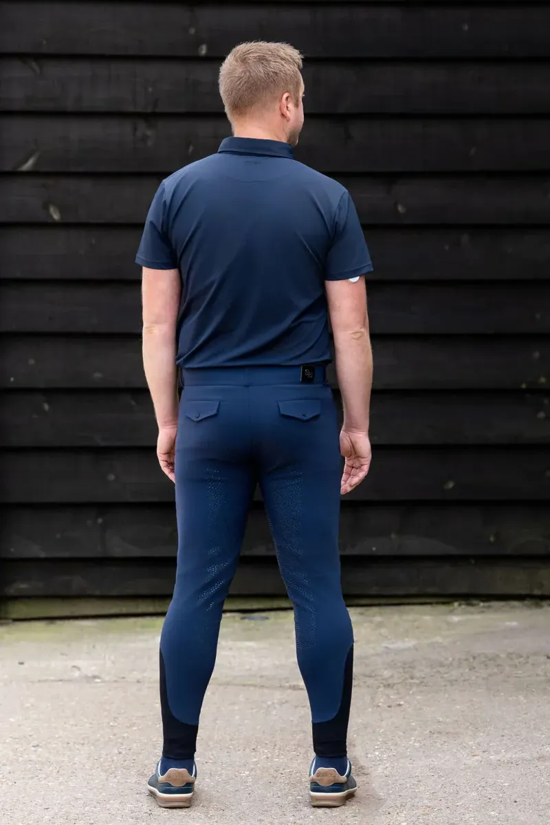 Soho Equestrian Breeches Mens in Navy-2