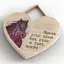 Platinum Speak Your Mind Small Heart Plaque