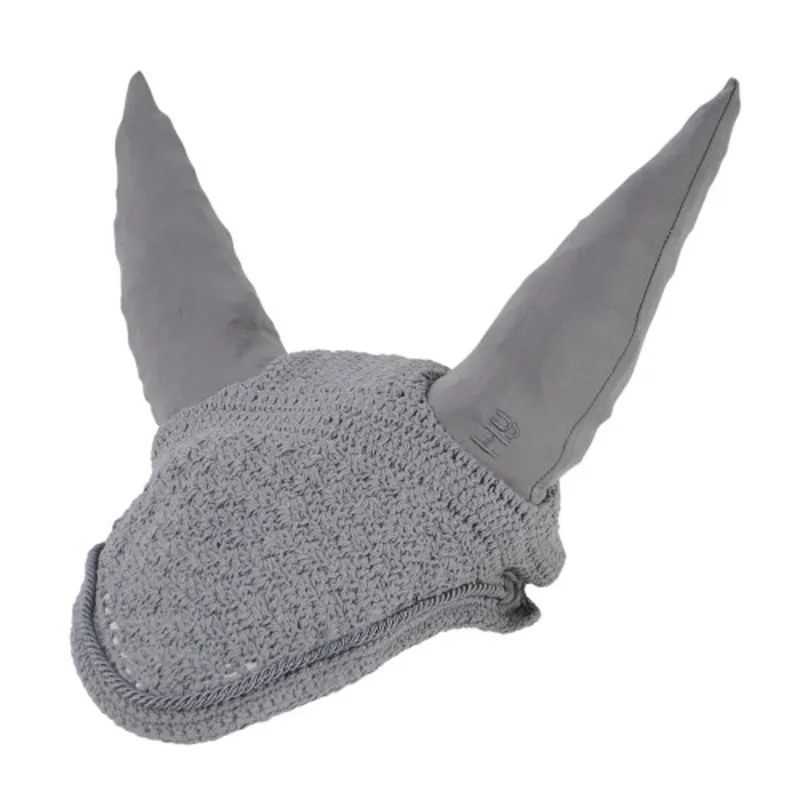 Hy Equestrian Sport Active Fly Veil in Pencil Point Grey - WEB EXCLUSIVE