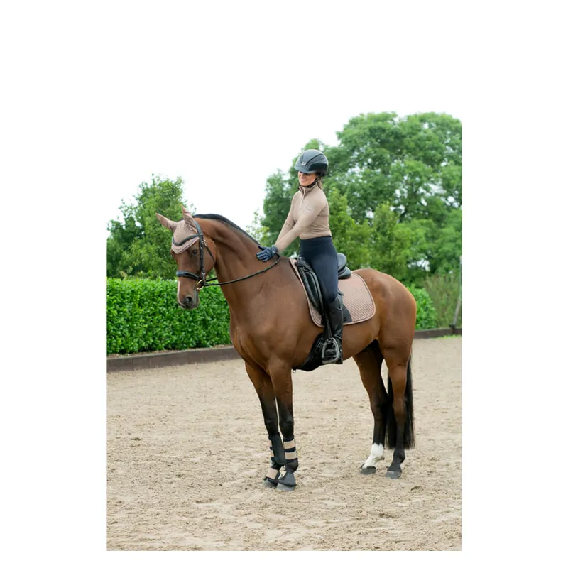 Hy Equestrian Sport Active Over Reach Boots in Desert-1