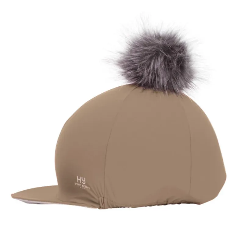 Hy Sport Active Pom Pom Hat Silk in Desert Sand