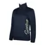 Sporting Equestrian Quarter Zip Unisex in Navy and Yellow