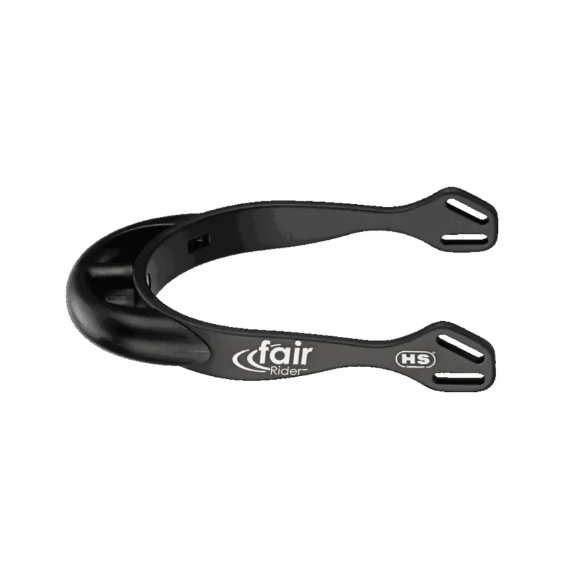 Sprenger FairRider Thick Rounded Spurs Unisex in Black
