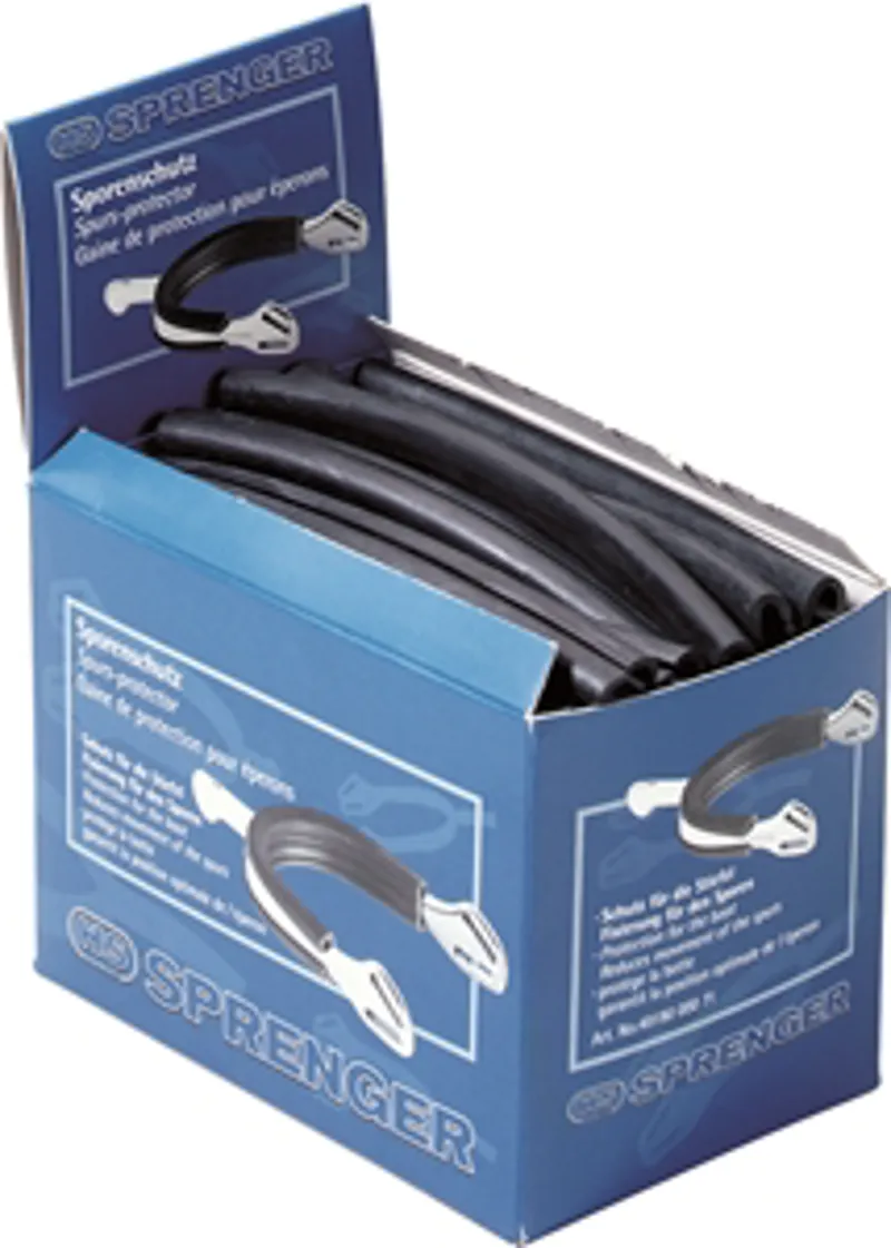 Sprenger Rubber Spur Guards 2 Pack in Black