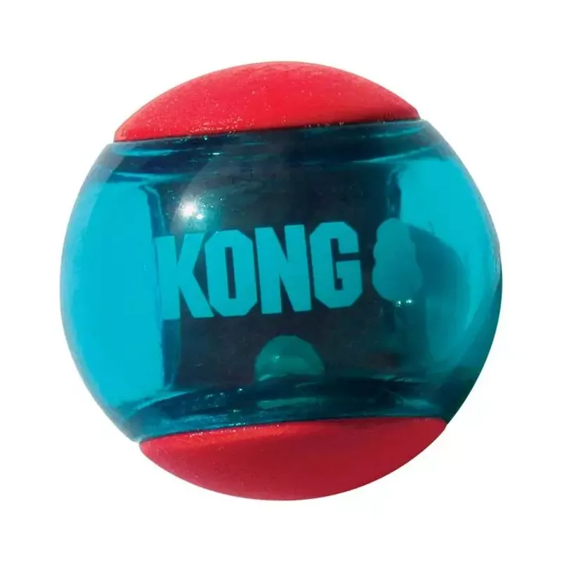 KONG Squeezz Action Ball 3 Pack in Red - WEB EXCLUSIVE