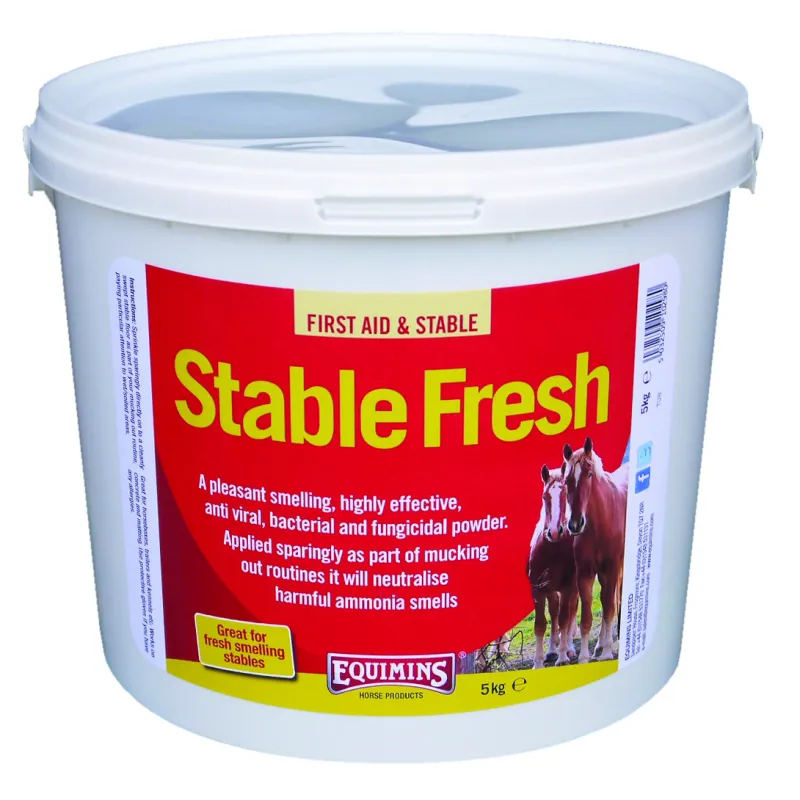 Equimins Stable Fresh Dry Bed Disinfectant Powder Tub 5kg