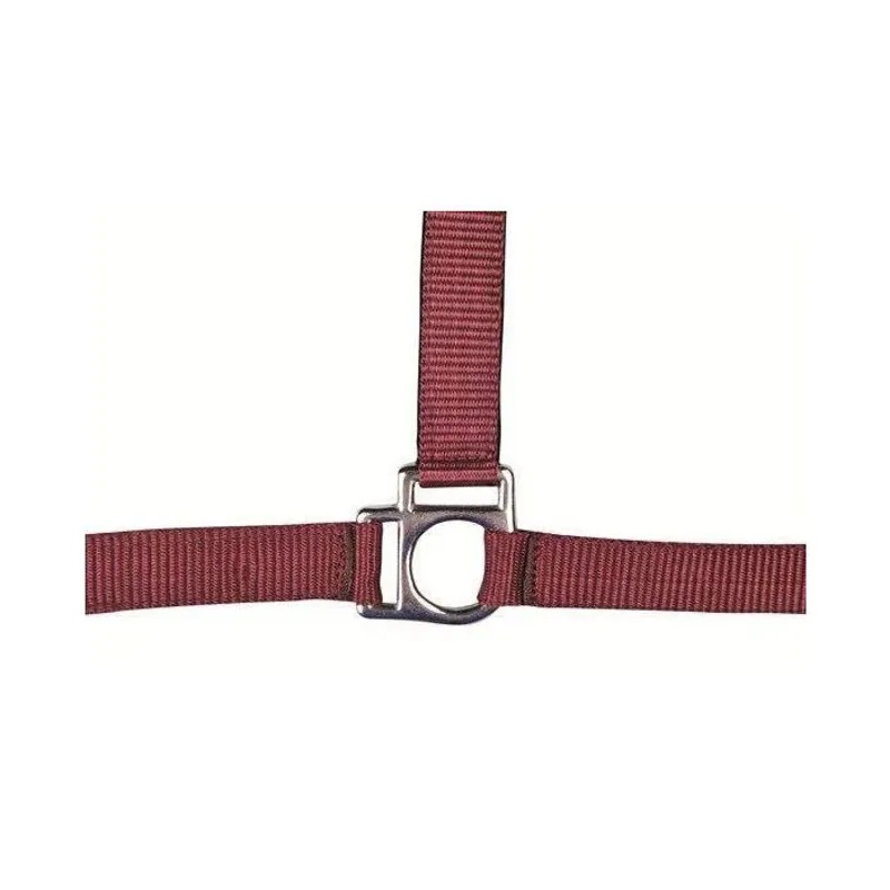 HKM Stars Headcollar with Soft Padding in Dark Red-1