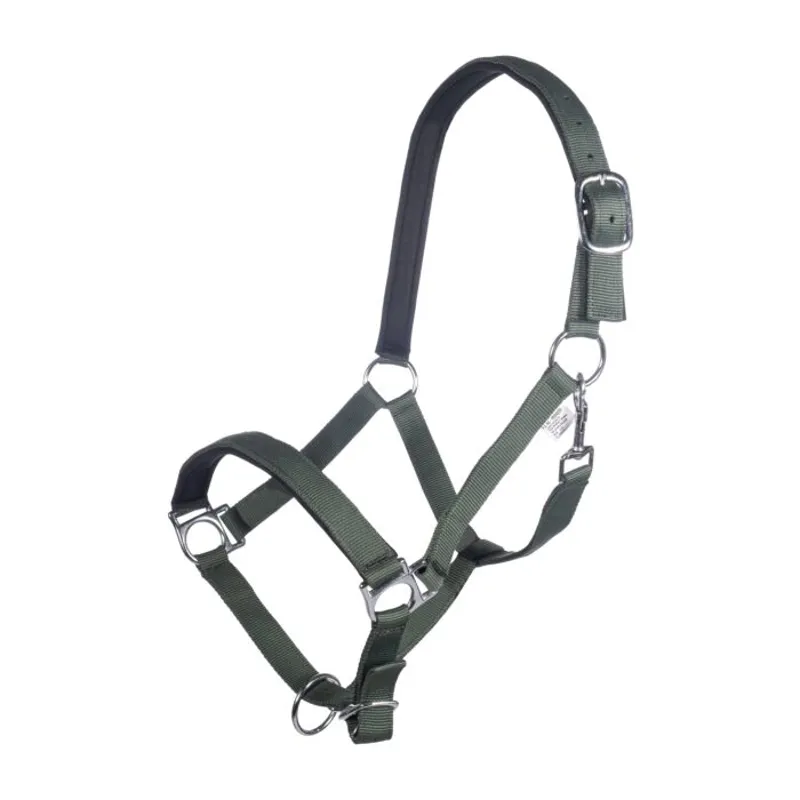 HKM Stars Headcollar with Soft Padding in Khaki