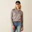 Ariat Sunstopper 3.0 Base Layer Ladies in Silver Sconce Fern