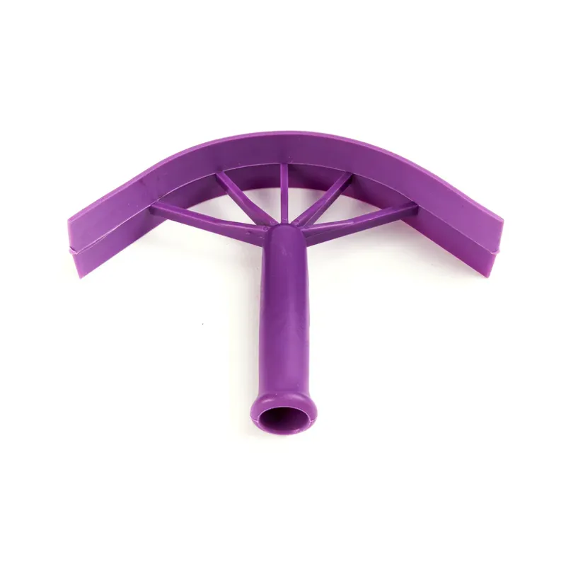 Shires EZI-GROOM Plastic Sweat Scraper in Purple