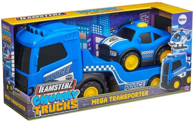 Teamsterz Chunky Trucks Mega Transporter with Vehicle Toy-1