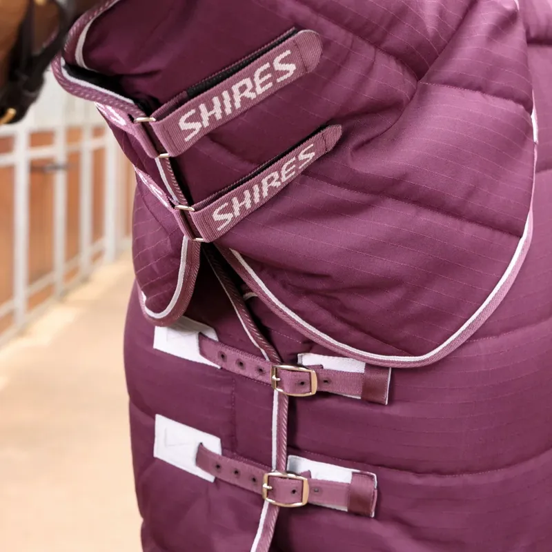 Shires Tempest Original 300g Combo Stable Rug in Burgundy-2