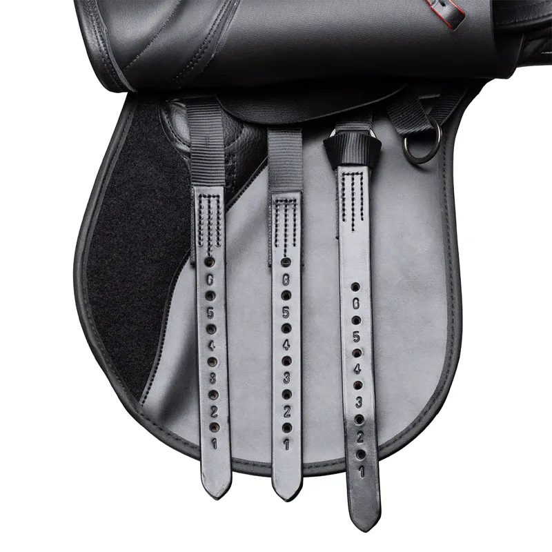 Thorowgood T9 Pony Long Leg GP Saddle in Black-5