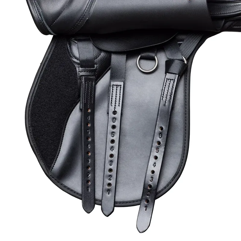 Thorowgood T9 Pony Long Leg GP Saddle in Black-6