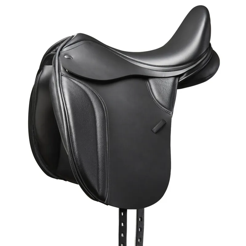 Thorowgood T8 Dressage Saddle with a Moveable Block in Black