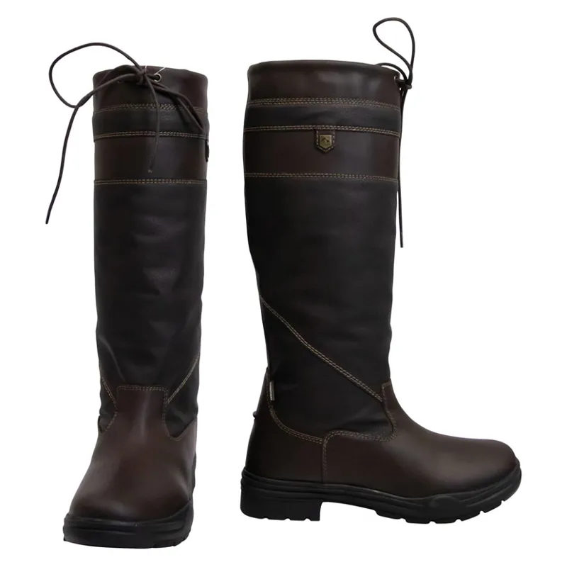 Hy Equestrian Junior Tideswell Country Boot in Brown-2