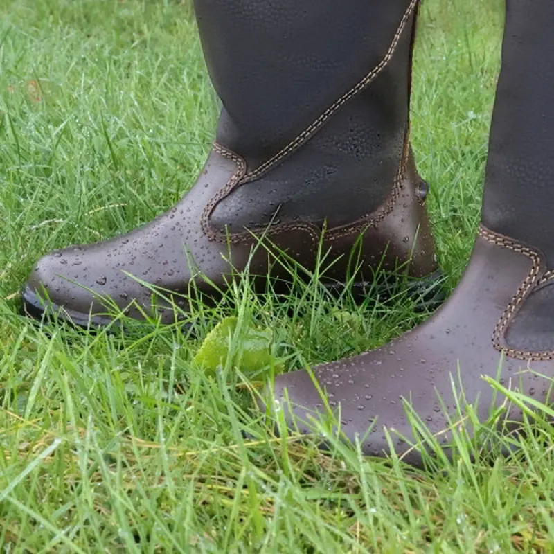 Hy Equestrian Junior Tideswell Country Boot in Brown-3