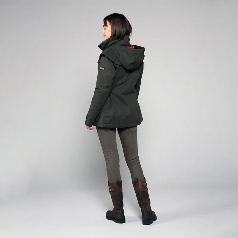 Toggi Portobello Waterproof Coat Ladies in Dark Green-4