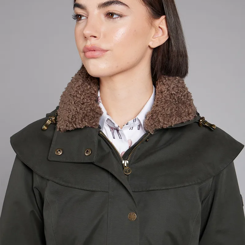 Toggi Portobello Waterproof Coat Ladies in Dark Green-6
